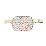 babysprouts clothing company Mini Belt Bag | Rainbow Hearts