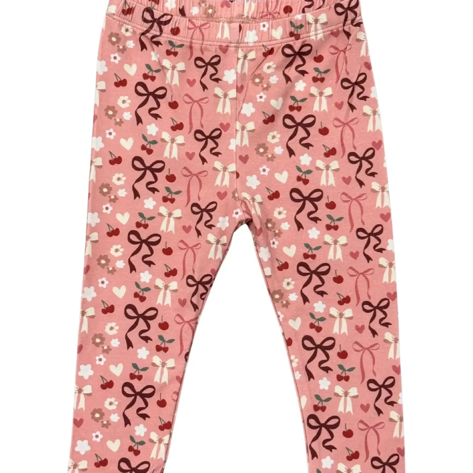 babysprouts clothing company Baby Basic Leggings | Cherry Hearts