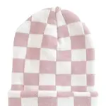 Baby's First Hat BFH | Pink/White Check Beanie