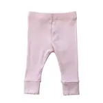 babysprouts clothing company Baby Ribbed Leggings | Misty Rose