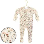 Lou Lou and Company Zipper Footie - Rachel Newborn-3M