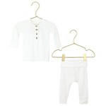 Lou Lou and Company Top + Bottoms Set - Finley White