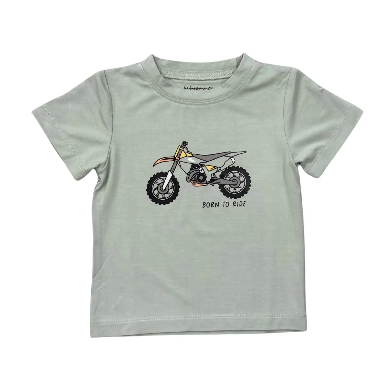 babysprouts clothing company Boys SS Tee - Born to Ride