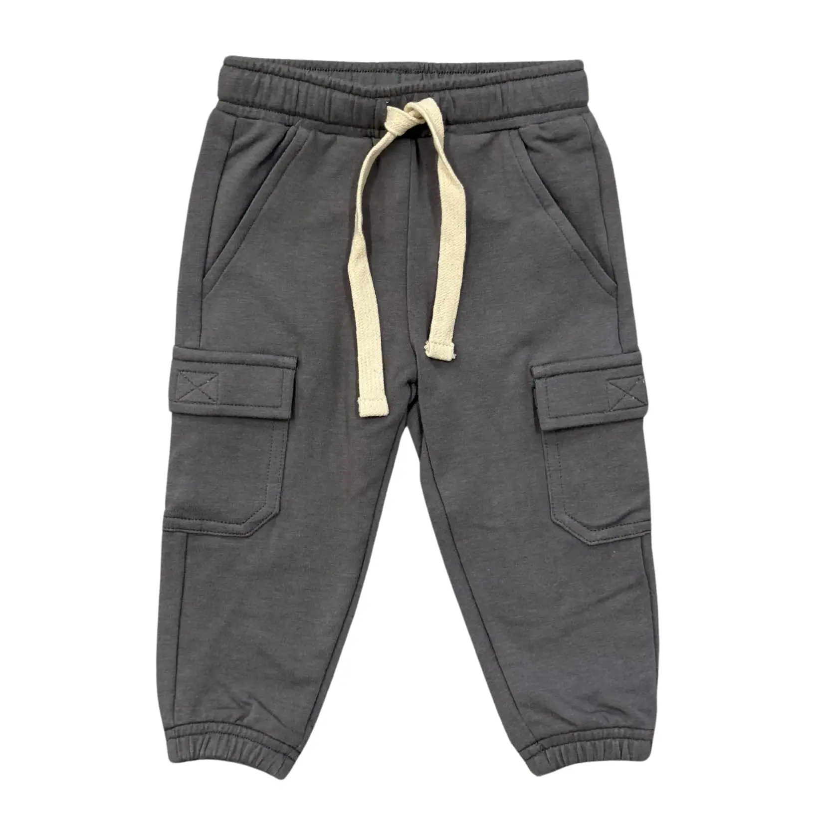 babysprouts clothing company Cargo Pant Boys | Smoke