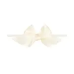 Baby Bling Bows Satin Baby Bloom Skinny - Cream