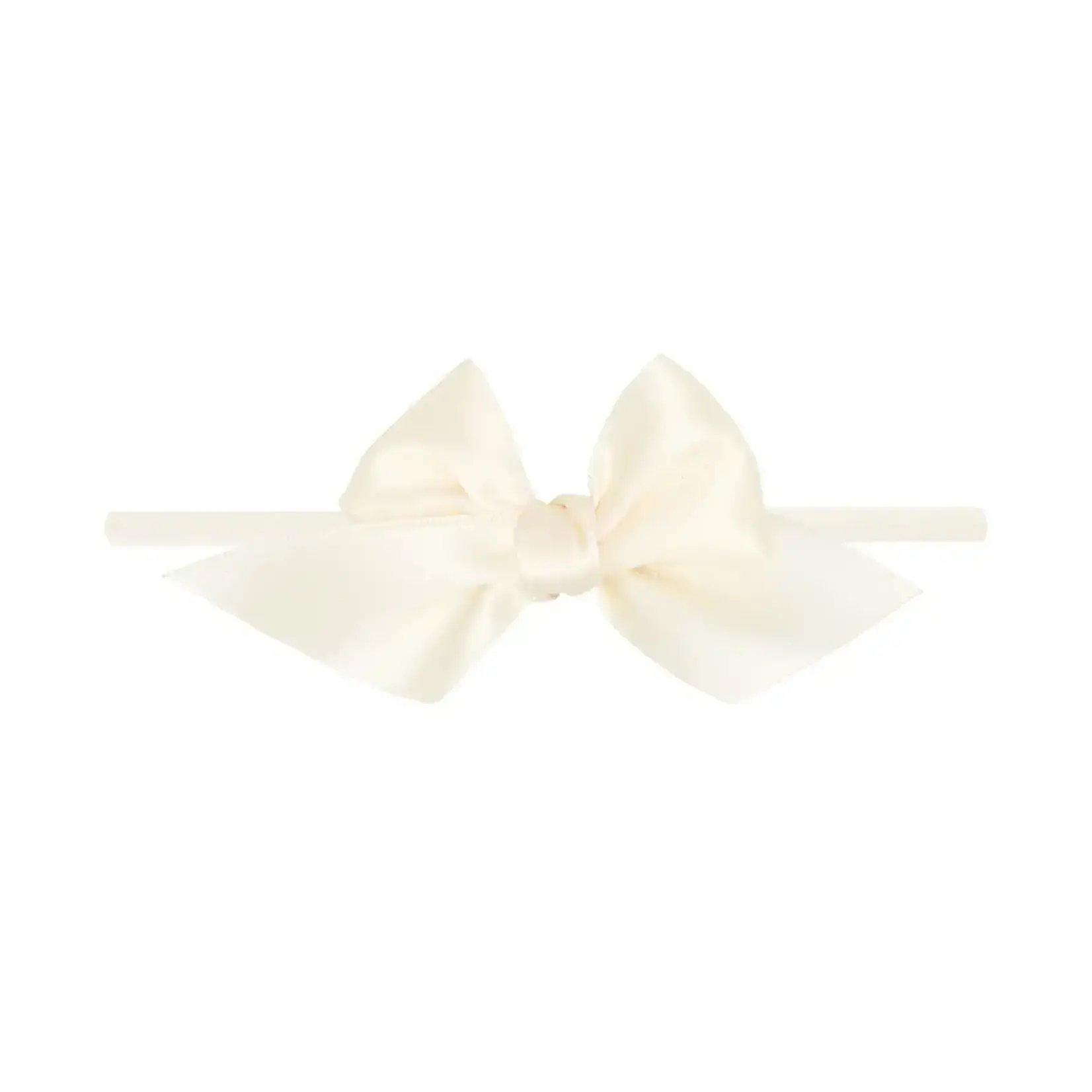Baby Bling Bows Satin Baby Bloom Skinny - Cream