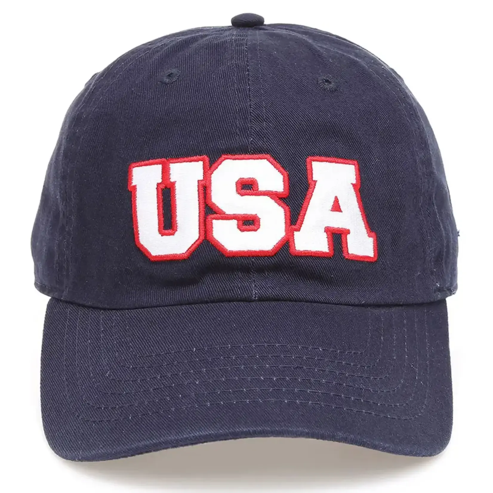 Fashion City Baseball Cap - USA Patched Navy