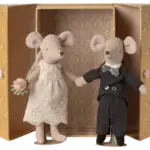 Maileg Wedding Mice Couple In Box, Mum and Dad