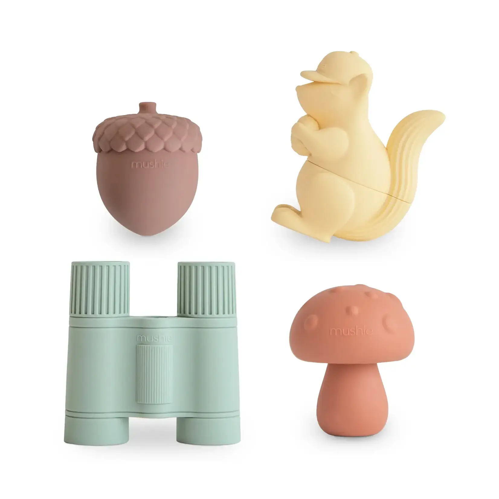 Mushie & Co Mold Free Bath Play Set - 4 Pack