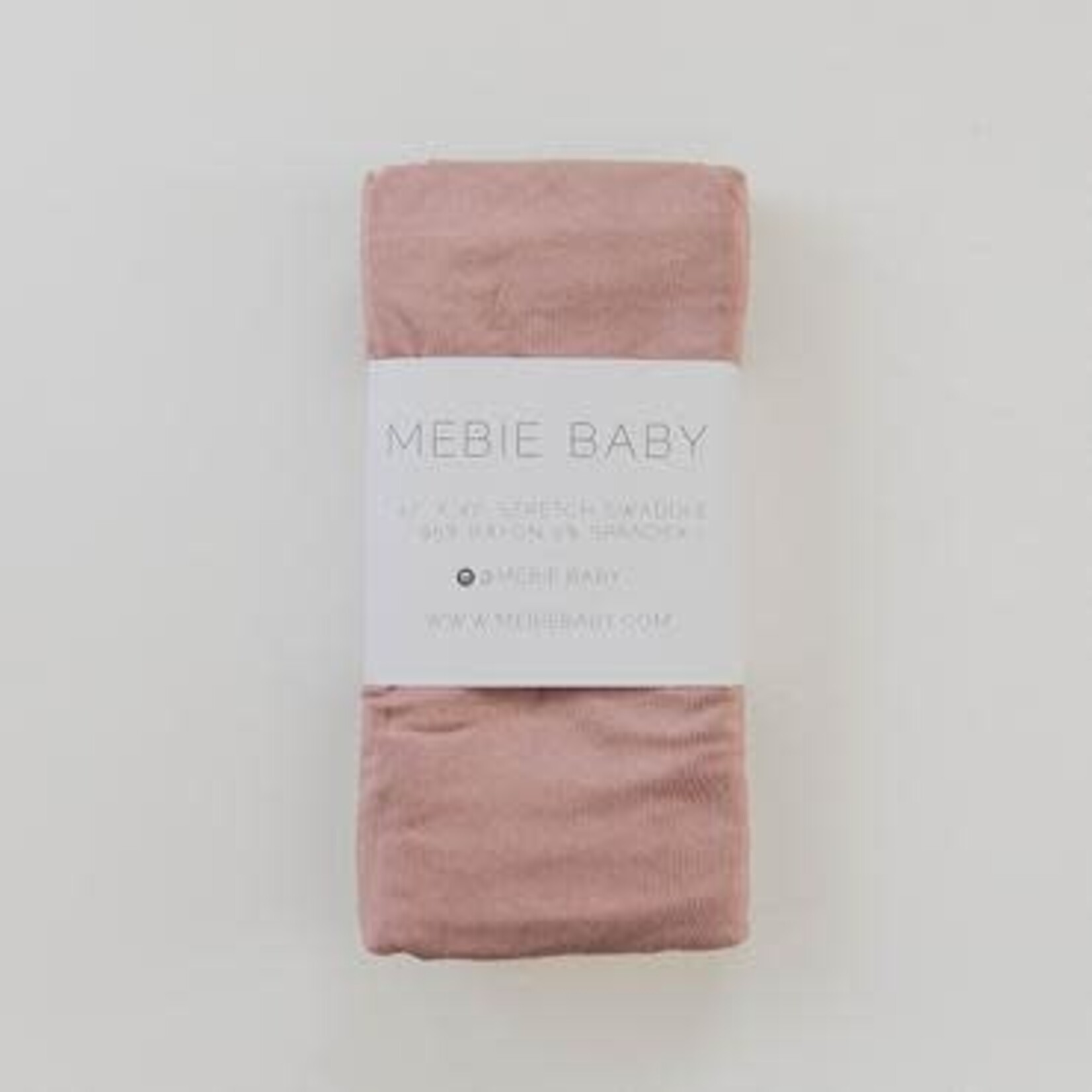 Mebie Baby Bamboo Stretch Swaddle - Dusty Rose