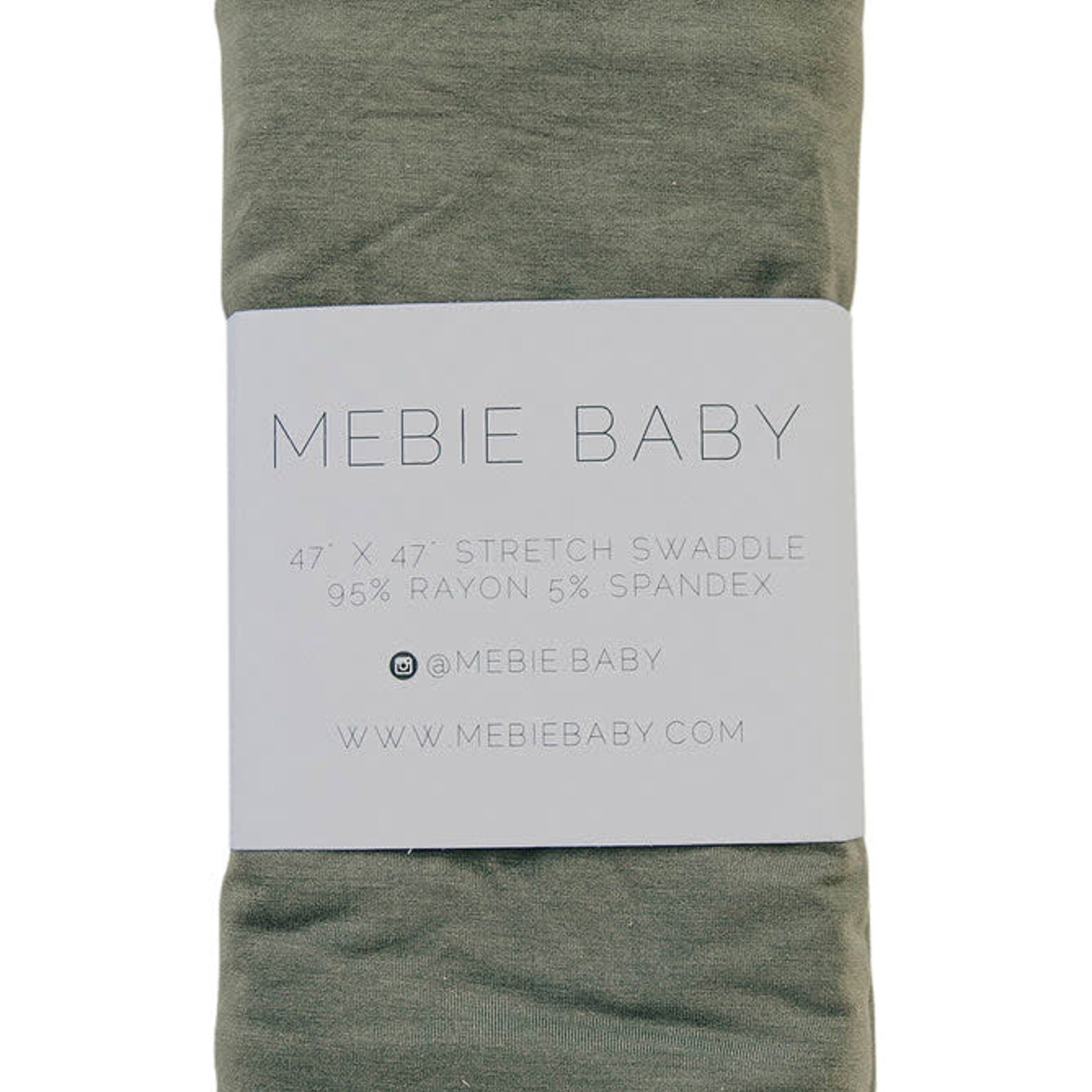 Mebie Baby Bamboo Stretch Swaddle - Olive