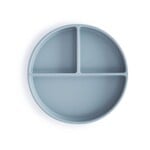 Mushie & Co Silicone Suction Plate, Powder Blue x
