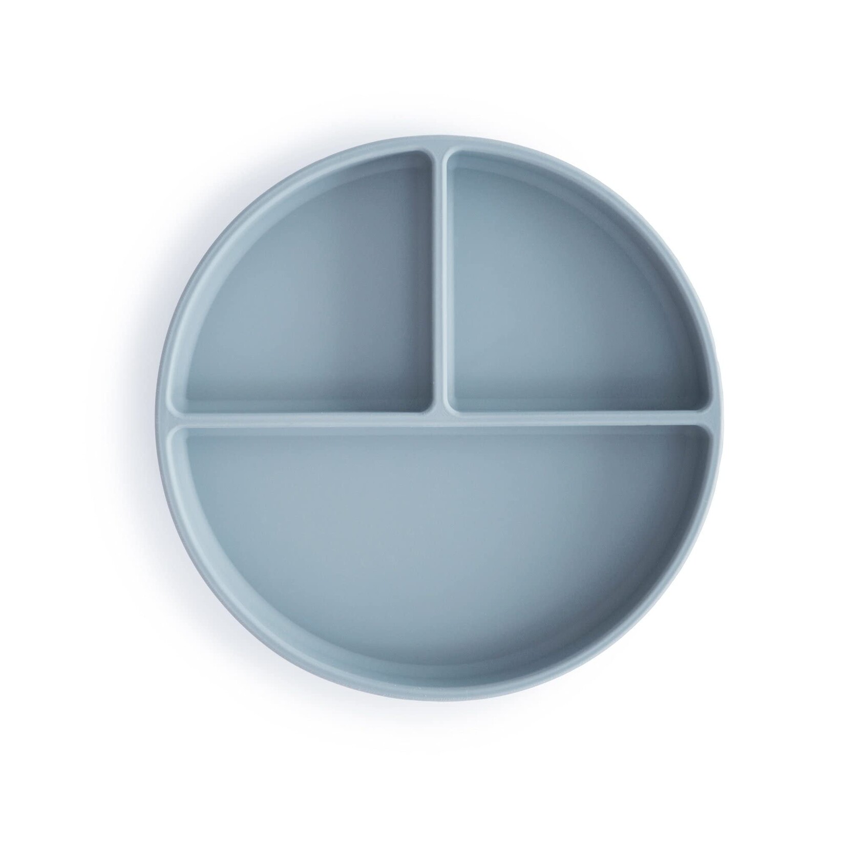 Mushie & Co Silicone Suction Plate, Powder Blue x