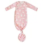 Copper Pearl Newborn Knotted Gown - Goosie