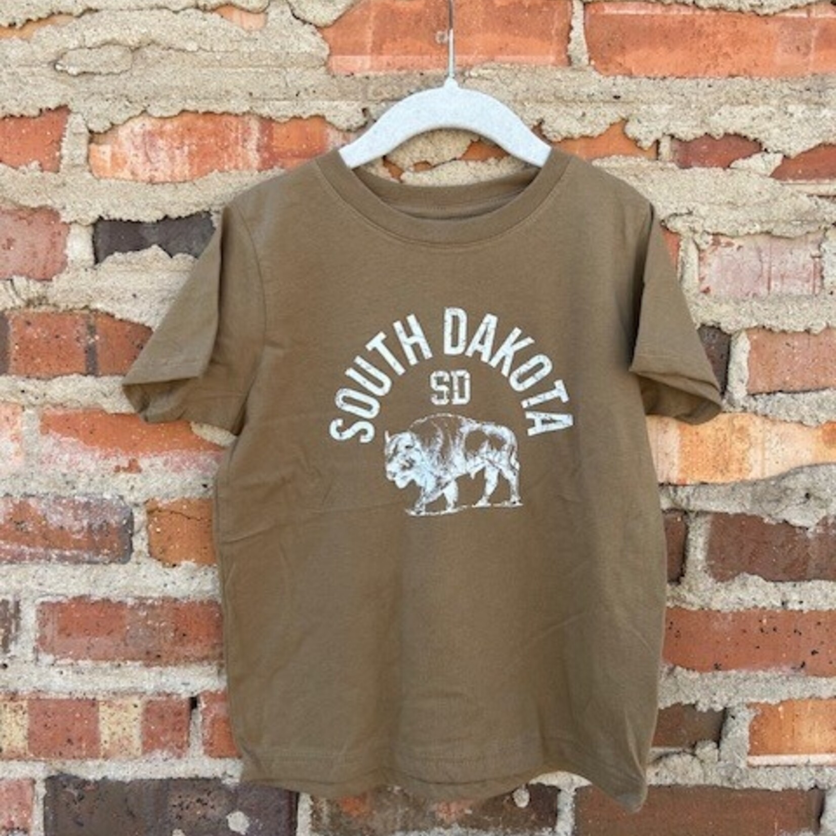 Shamaim South Dakota Toddler Tee - Coyote Brown