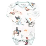 Copper Pearl Long Sleeve Bodysuit- Boone 0-3M