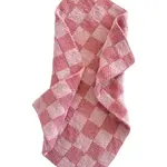 SpearmintLOVE Phufy Bliss Checkerboard Mini Blanket - Strawberry/Carnation