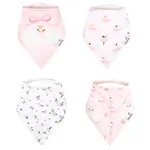 Copper Pearl Baby Bandana Bibs - Katerina - 4 pack