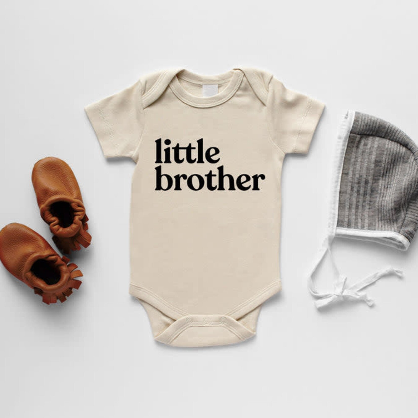 Gladfolk Little Brother Bodysuit SS | Cream