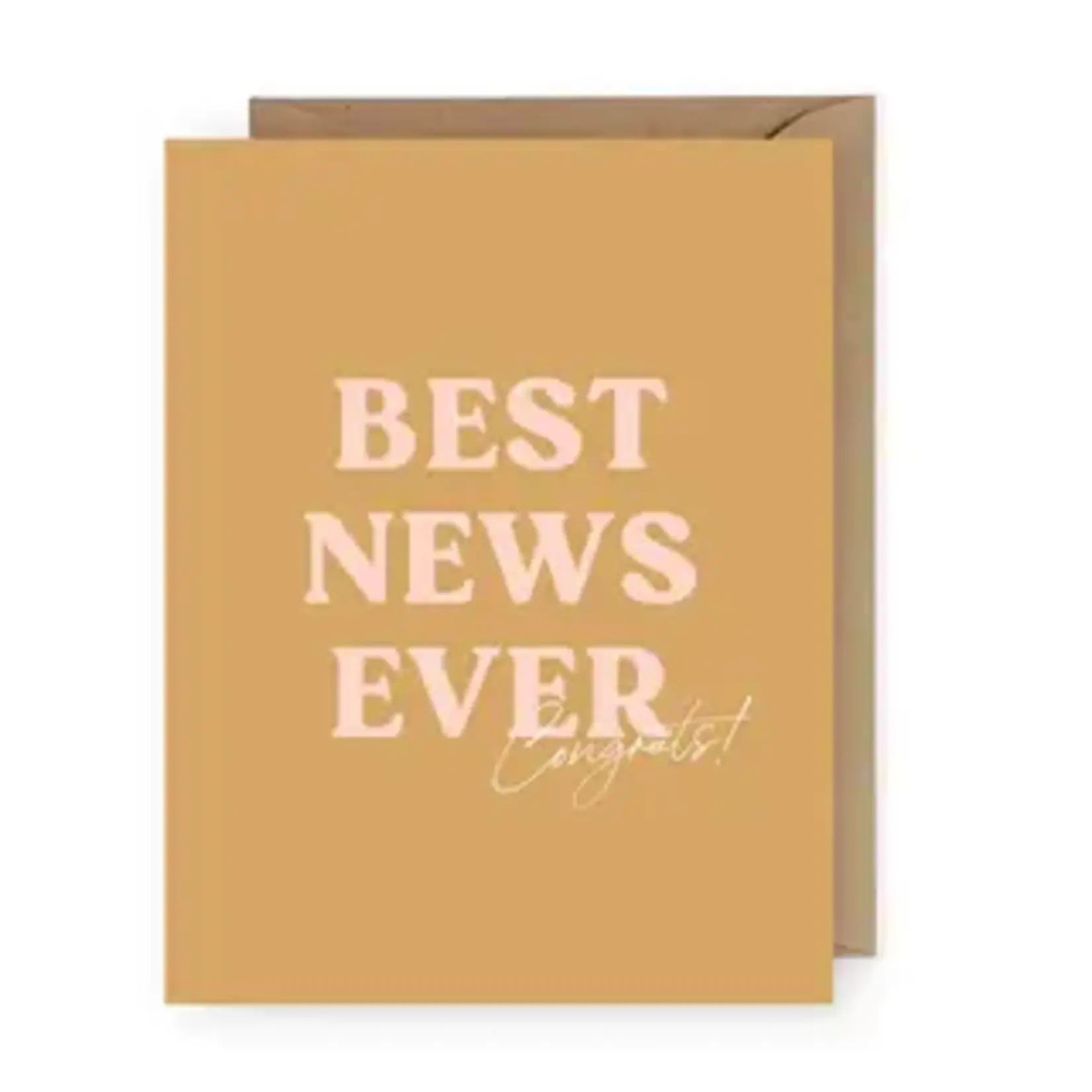 Kicks and Giggles Greeting Card Best News Ever
