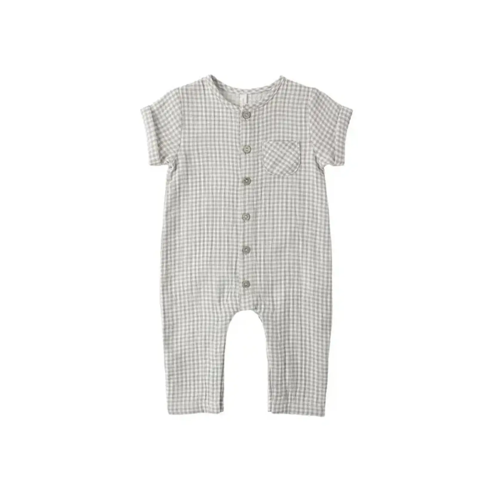 Quincy Mae Charlie Jumpsuit | Sage Gingham