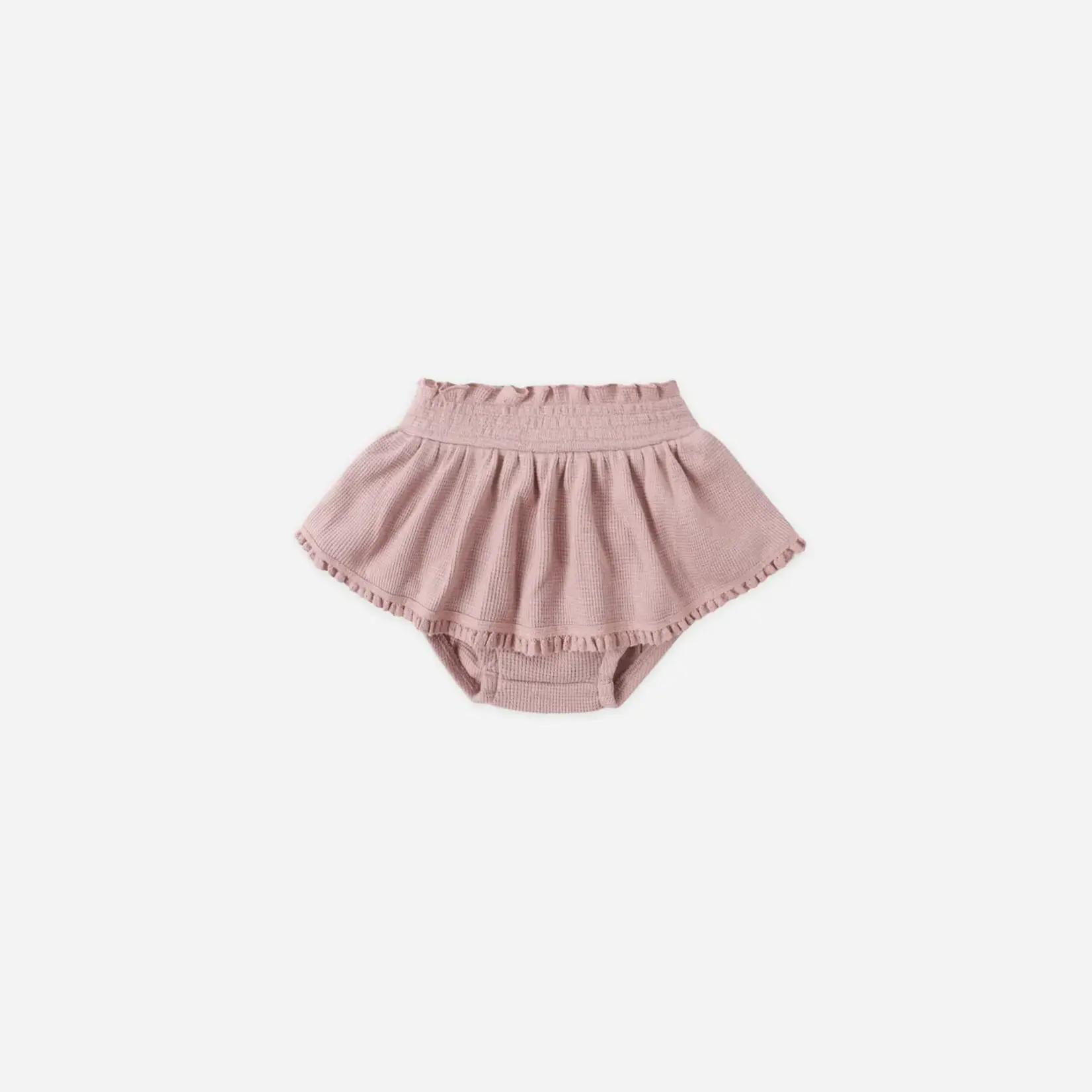 Quincy Mae Skirted Waffle Bloomer | Mauve