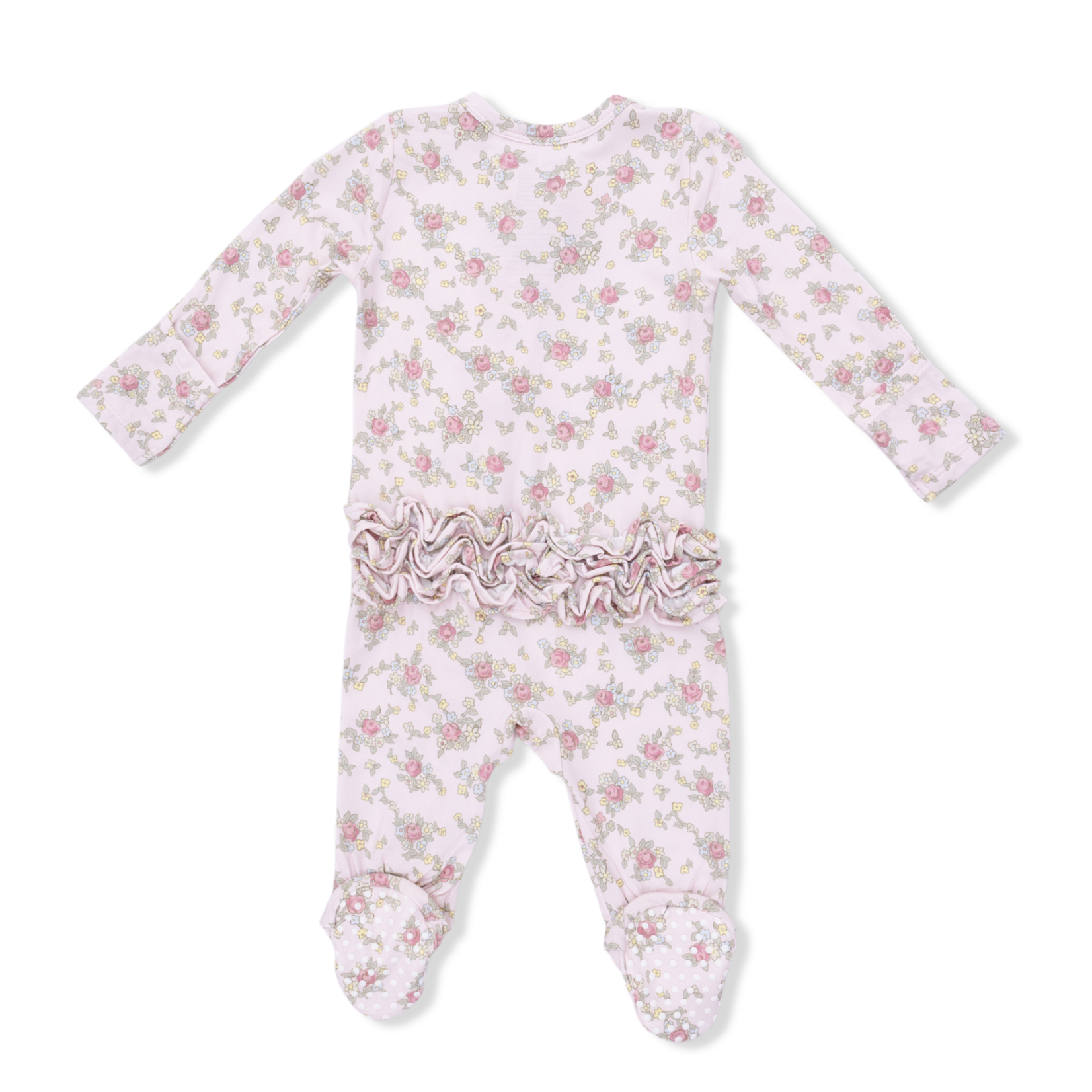 Angel Dear 2 Way Ruffle Back Zipper Footie | Edith's Rose Garden