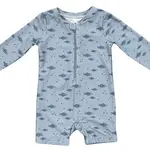 babysprouts clothing company Baby Rash Guard Swimsuit - Fish