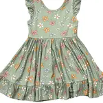 babysprouts clothing company Sleeveless Twirl Dress | Sketched Daisy