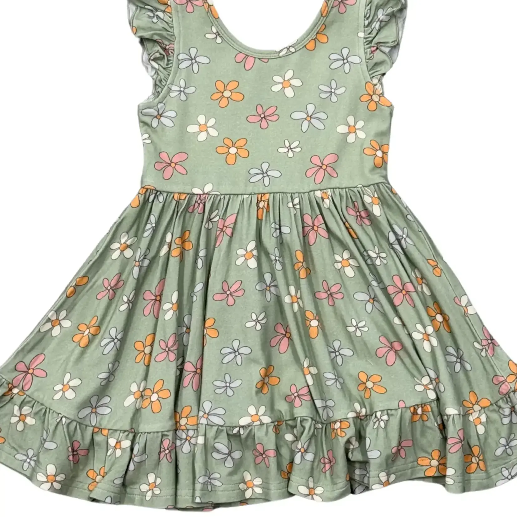 babysprouts clothing company Sleeveless Twirl Dress | Sketched Daisy