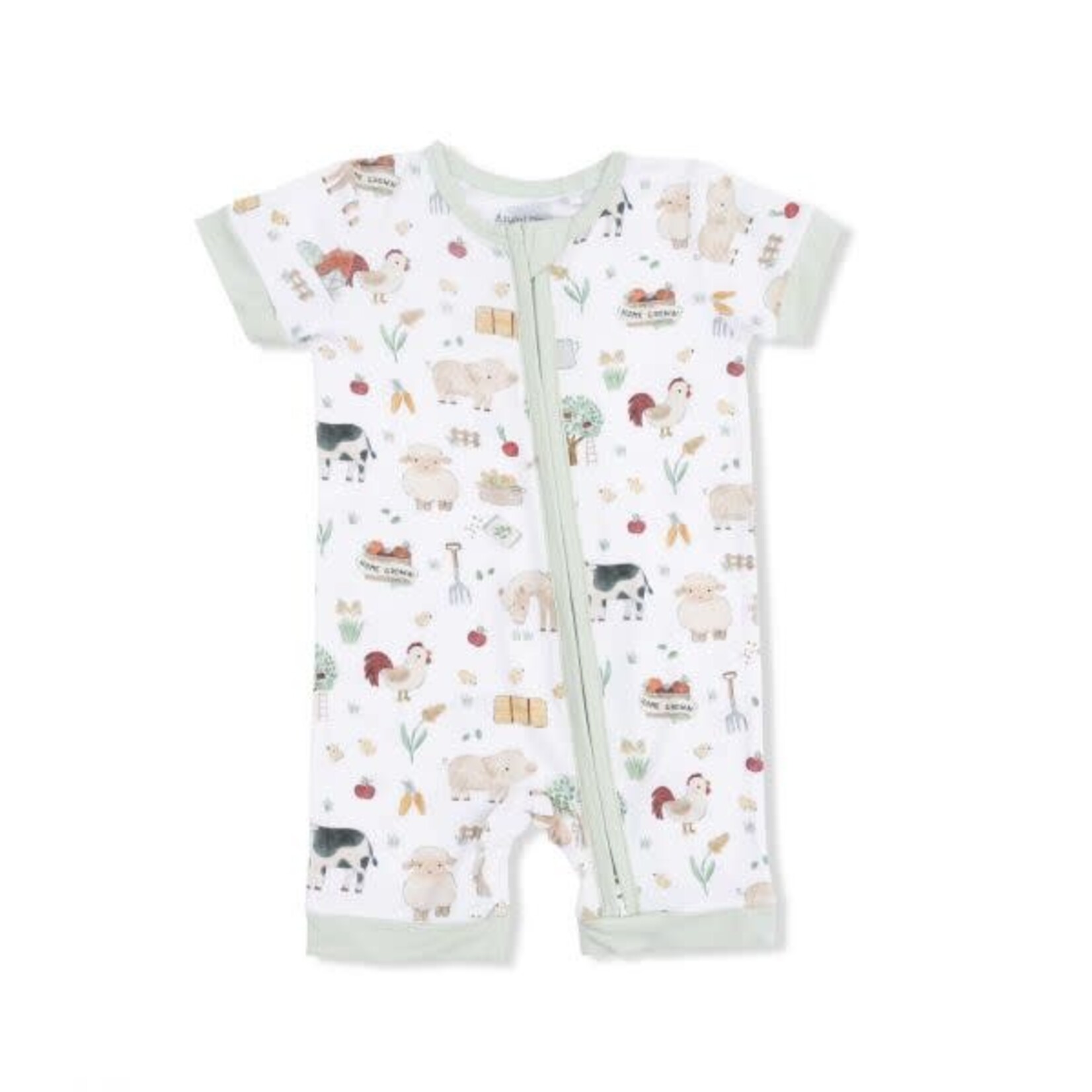 Angel Dear Shortie Romper | Cute Farm Animals Uni