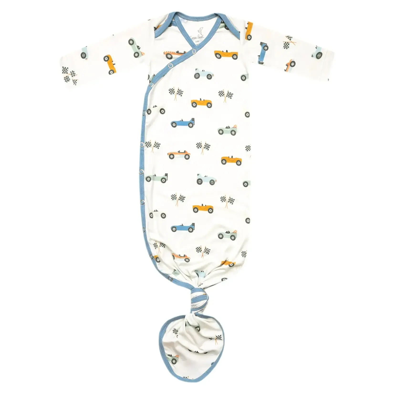 Copper Pearl Newborn Knotted Gown - Speedster