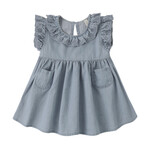 Quincy Mae Sophie Dress Baby | Light Denim