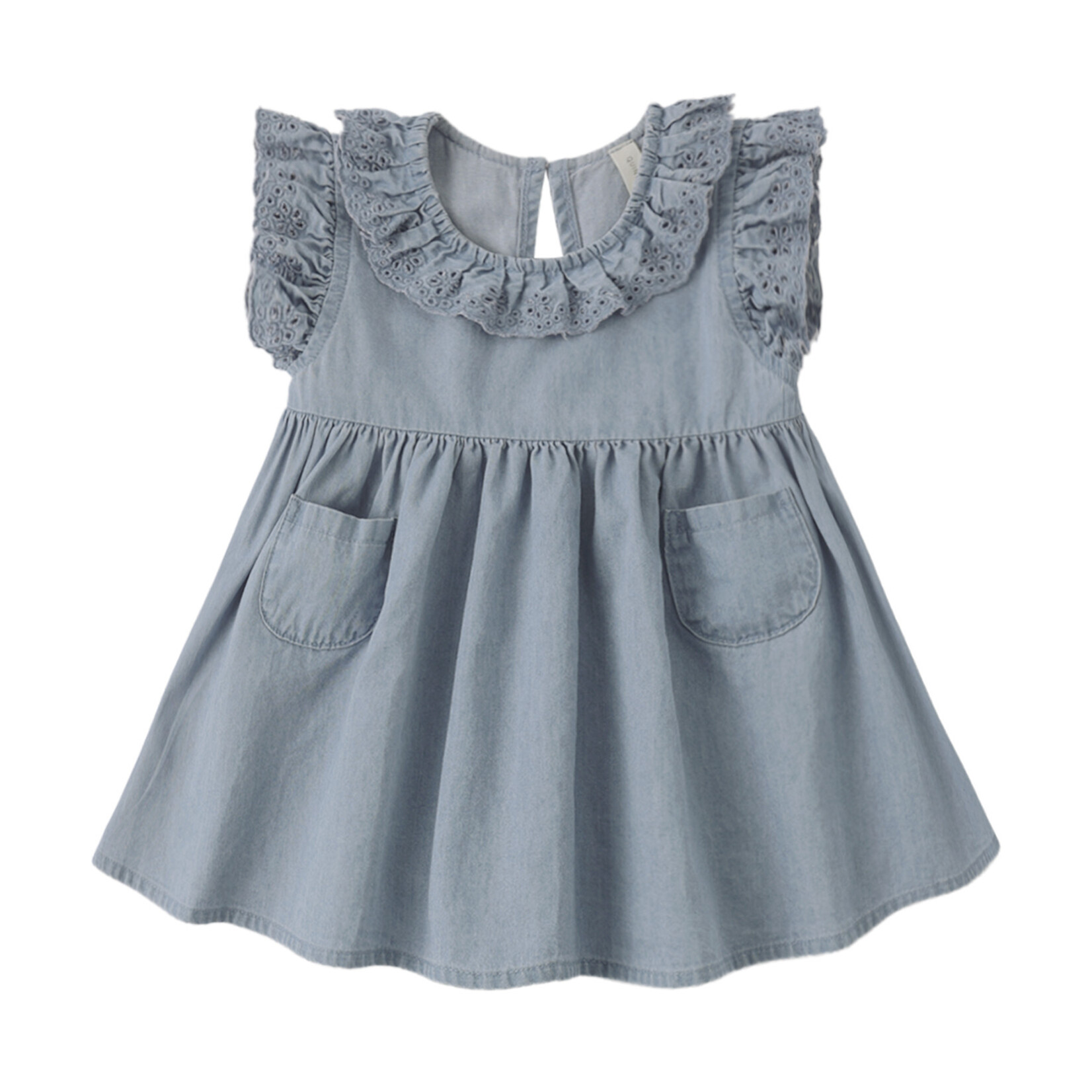 Quincy Mae Sophie Dress Baby | Chambray