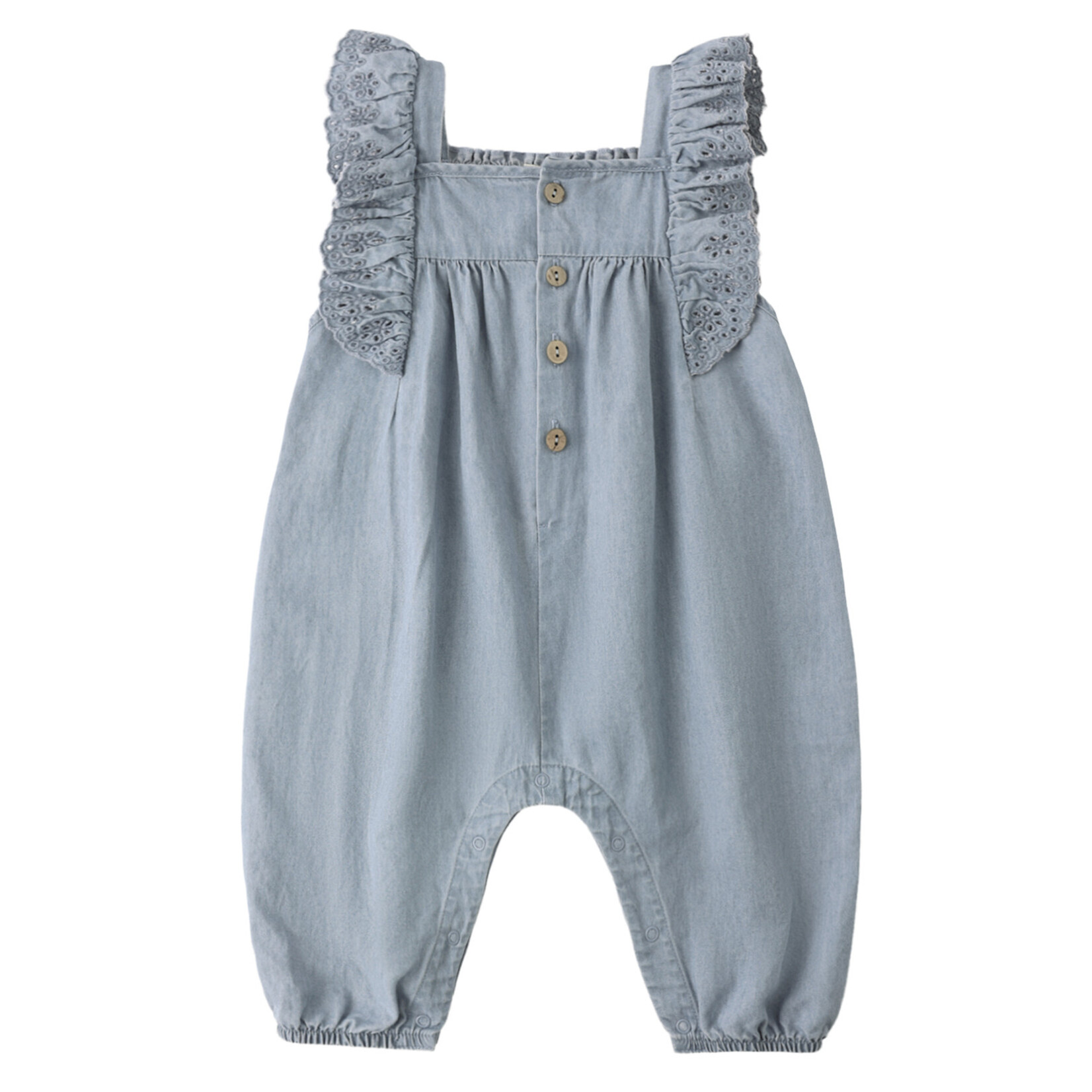 Quincy Mae Nova Romper | Light Denim