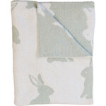 Mebie Baby Plush Blanket - Bunny 30x40