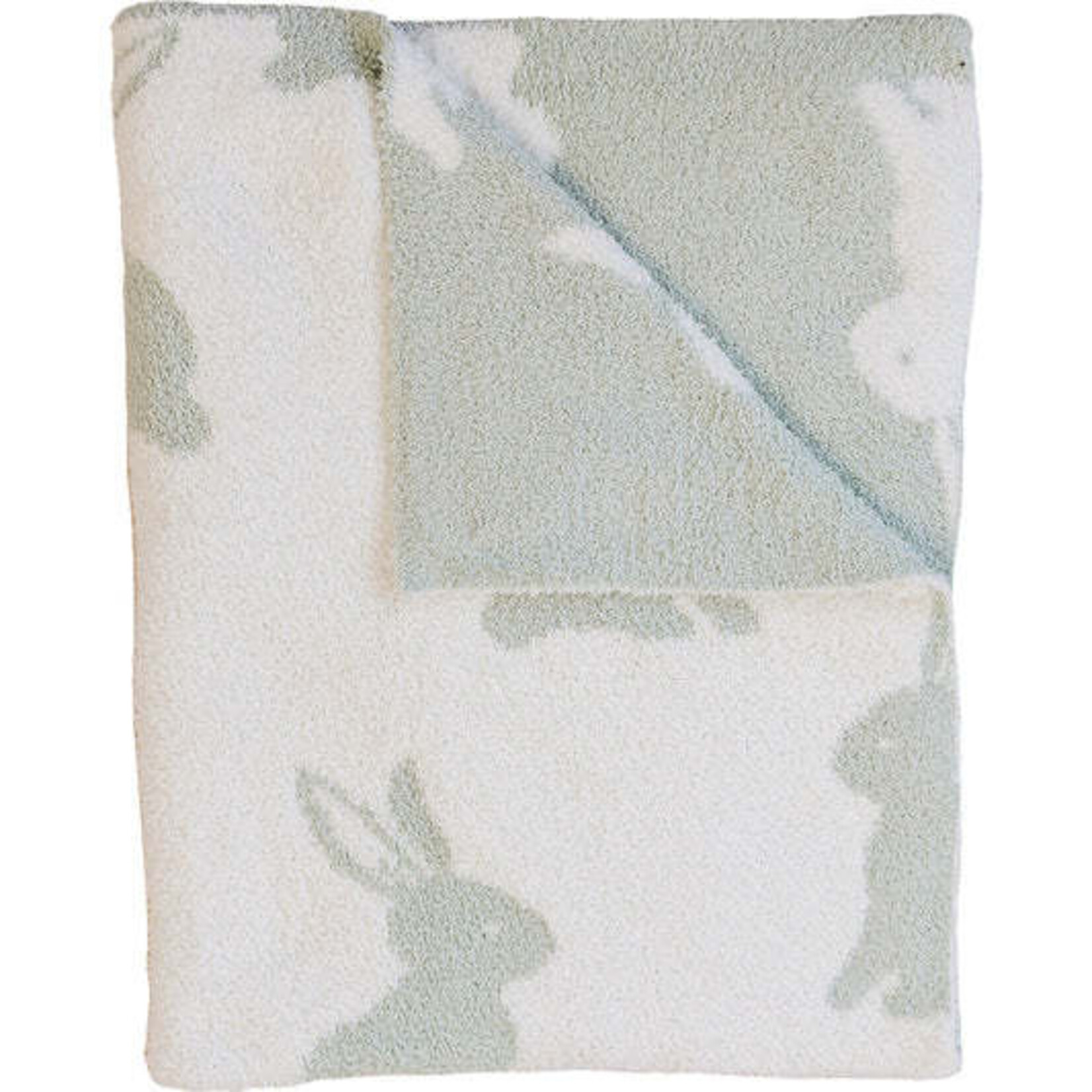 Mebie Baby Plush Blanket - Bunny 30x40
