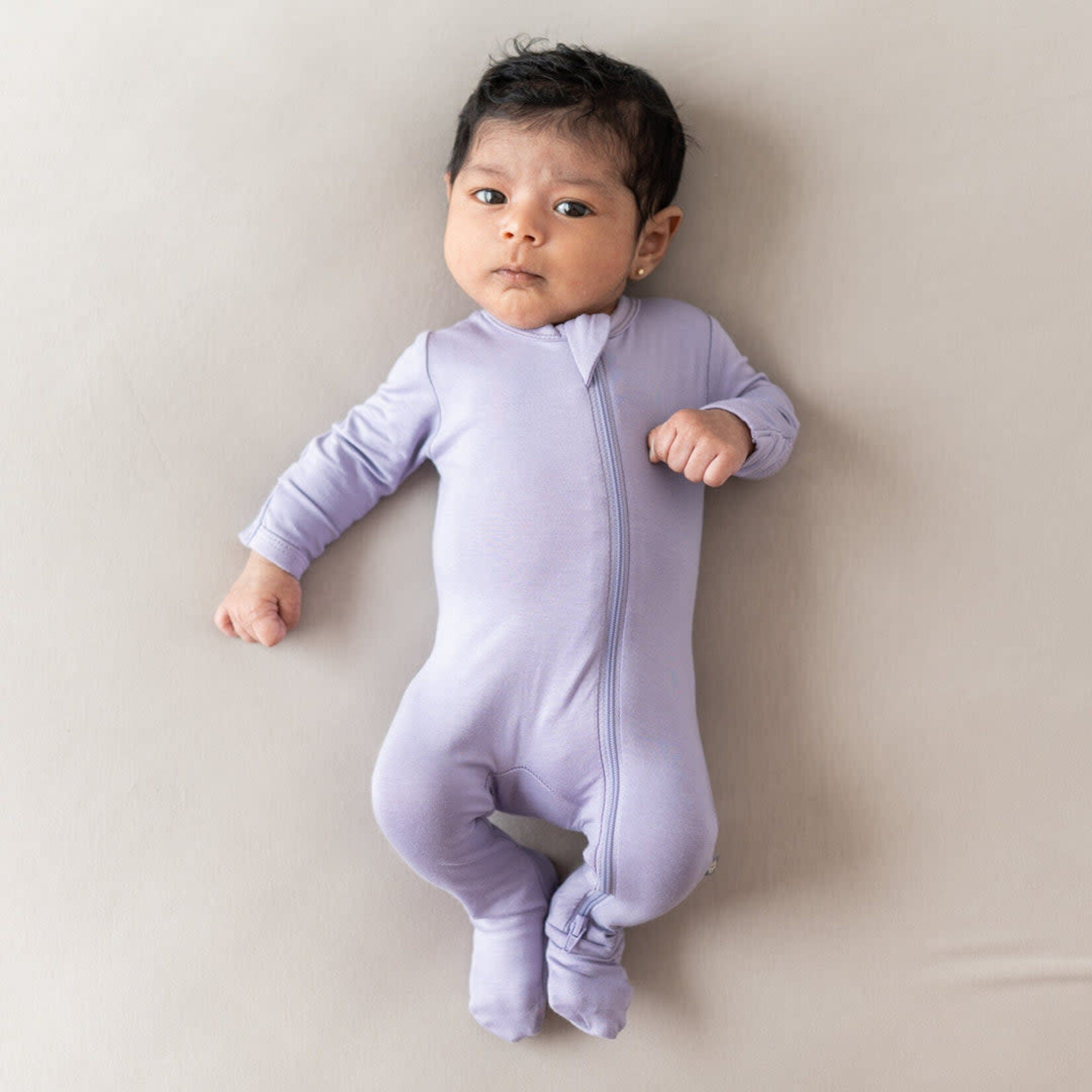 Kyte Baby Zippered Footie Taro Lavender