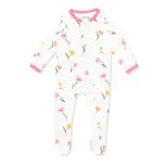 Kyte Baby Zippered Footie in Tullip