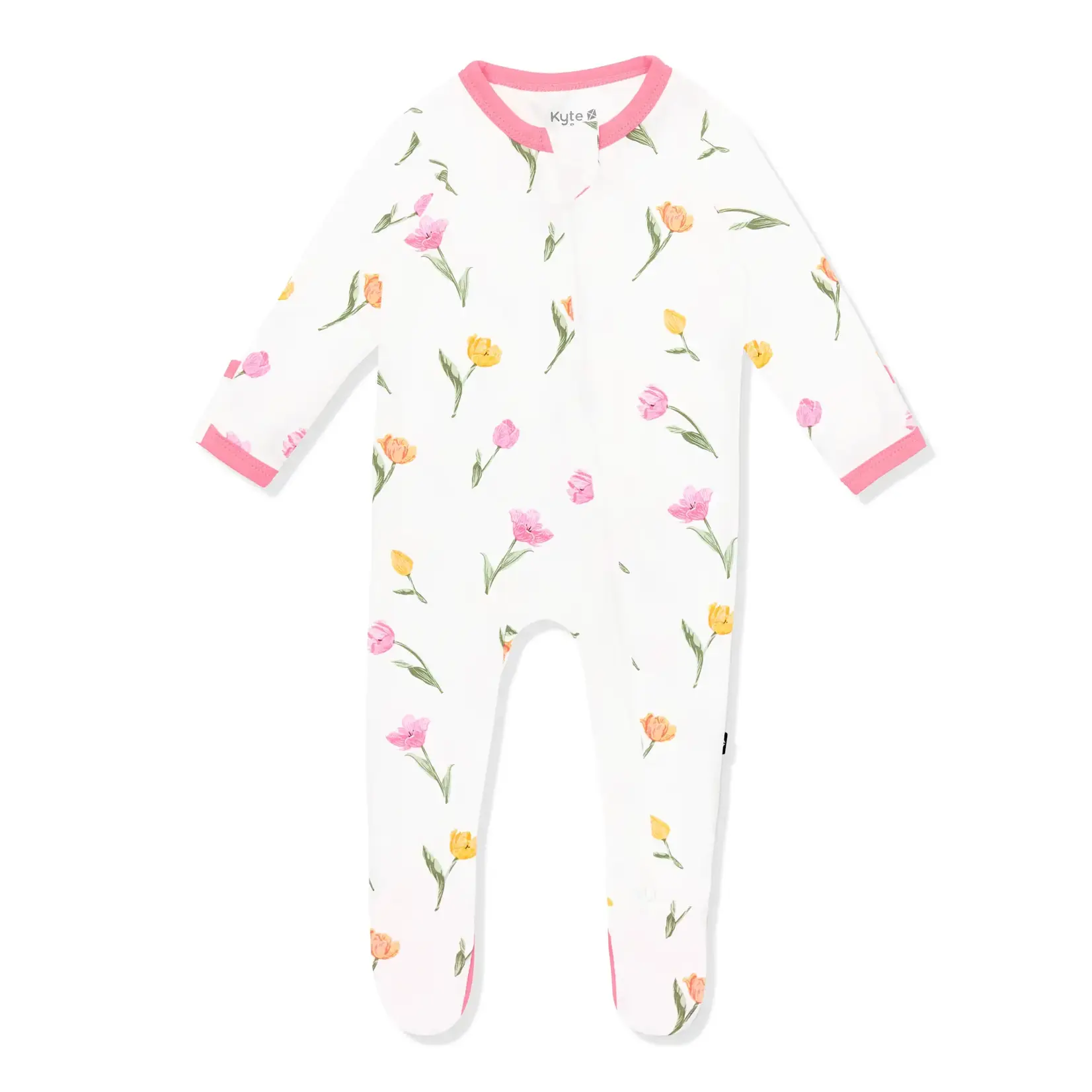 Kyte Baby Zippered Footie in Tullip