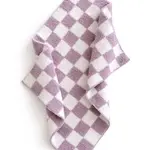 SpearmintLOVE Phufy Bliss Checkerboard Mini Blanket - Violet