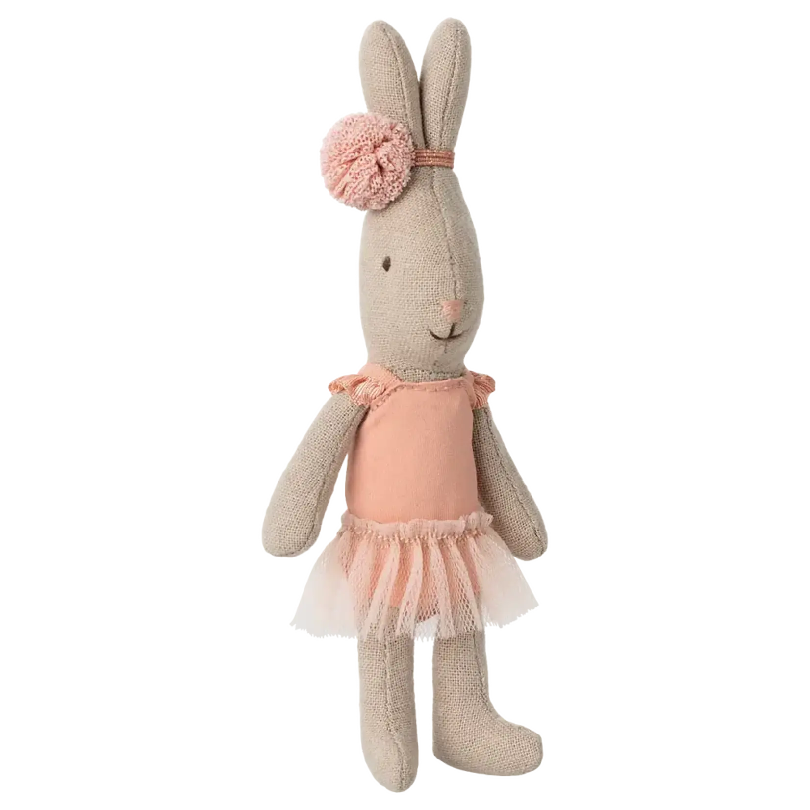 Maileg Rabbit, Micro - Ballet suit and skirt rose
