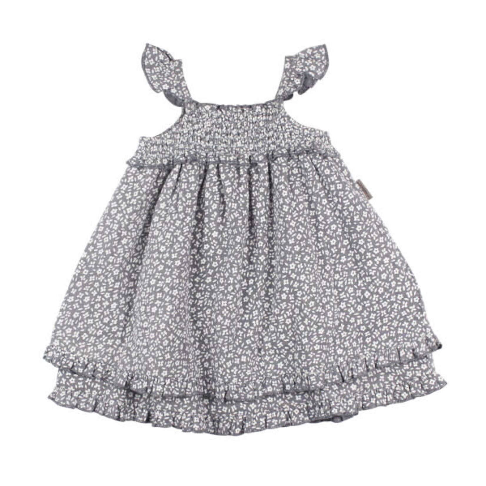 L'ovedbaby Kid Summer Dress | Blueberry Floral Organic Muslin