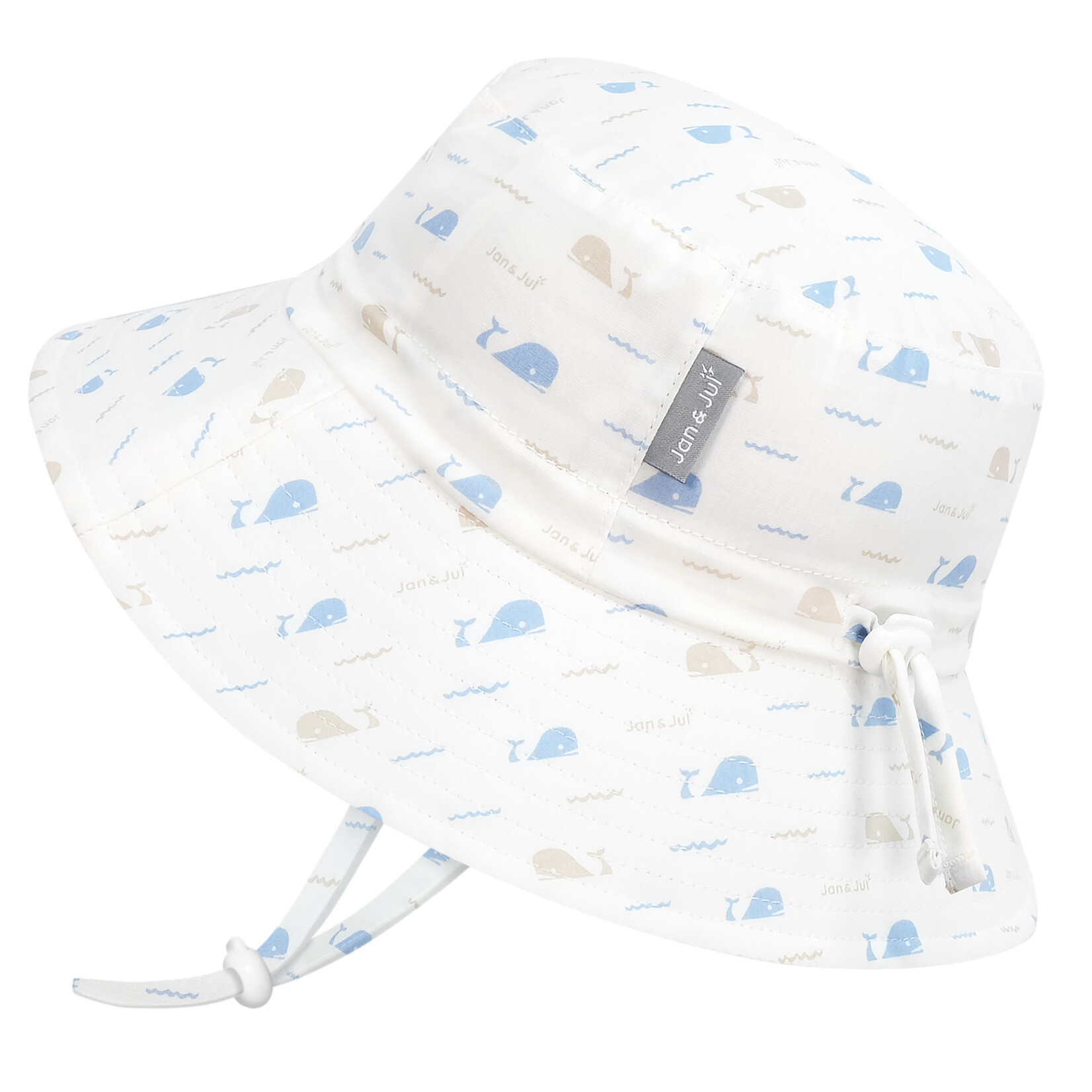 Jan & Jul Cotton Bucket Hat | Whale Tails