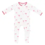 Kyte Baby Zippered Footie in Bow