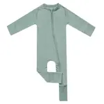 Copper Pearl Zipper Footie Convertible - Briar