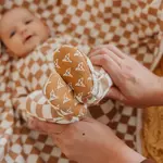 Copper Pearl Zipper Footie - Rad