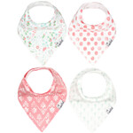 Copper Pearl Baby Bandana Bibs - Claire Set - 4 pack