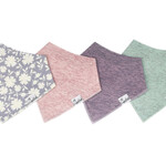 Copper Pearl Baby Bandana Bibs - Lacie Set - 4 pack