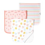 Copper Pearl Premium Burp Cloths - Cheery